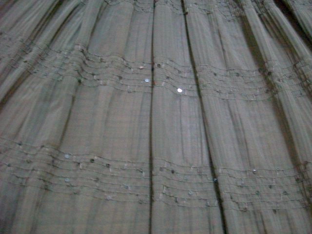 3.Brown Crinkle Chiffon